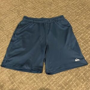 Quiksilver Men's Athletic Light Shorts Elastic Waistband Pockets Navy Size Small
